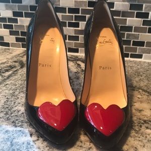 Christian Louboutin patent leather pumps
